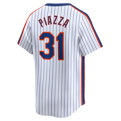 Mike Piazza New York Mets Nike Throwback Cooperstown Limited Jersey - White