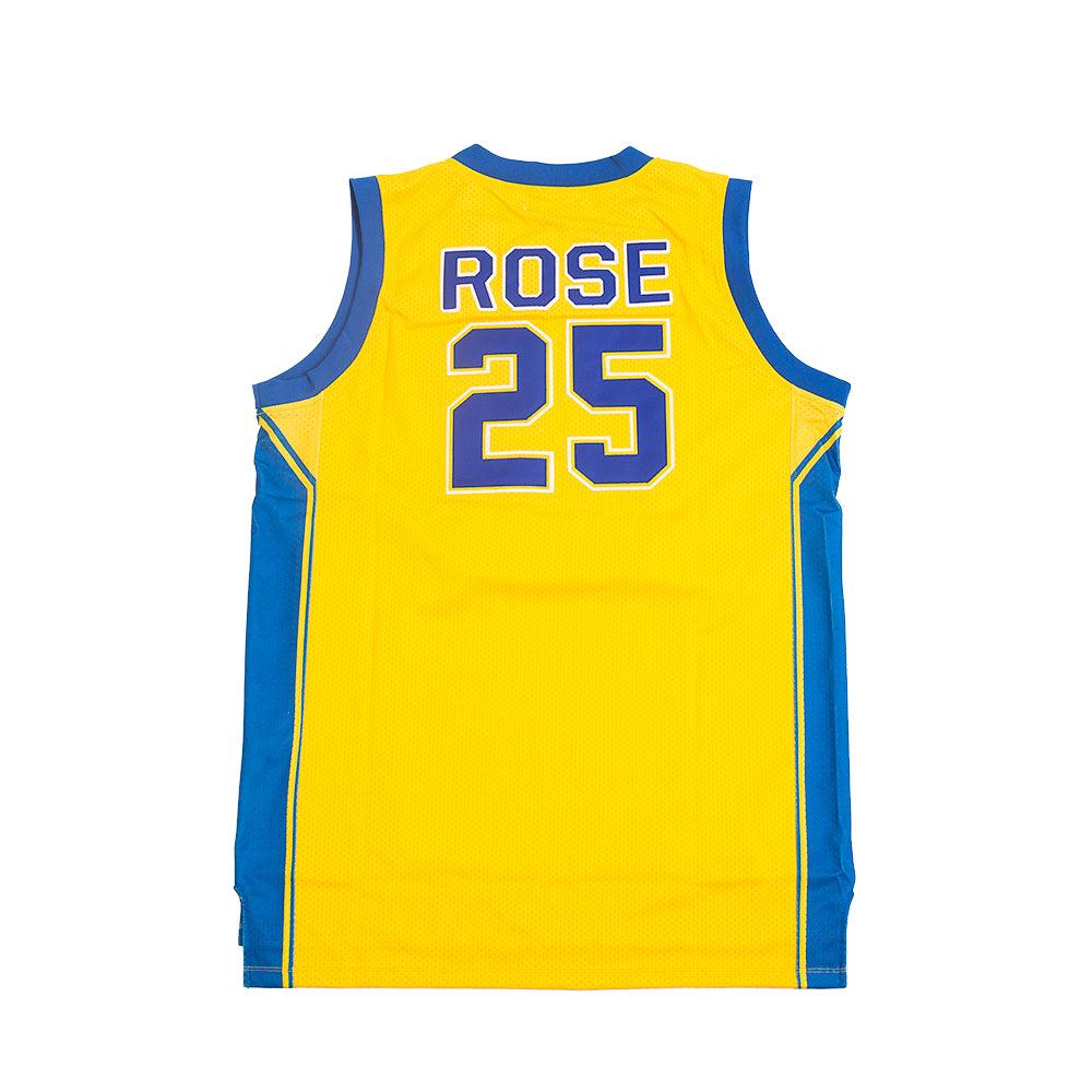 DERRICK ROSE HIGH SCHOOL BASKETBALL JERSEY YELLOW