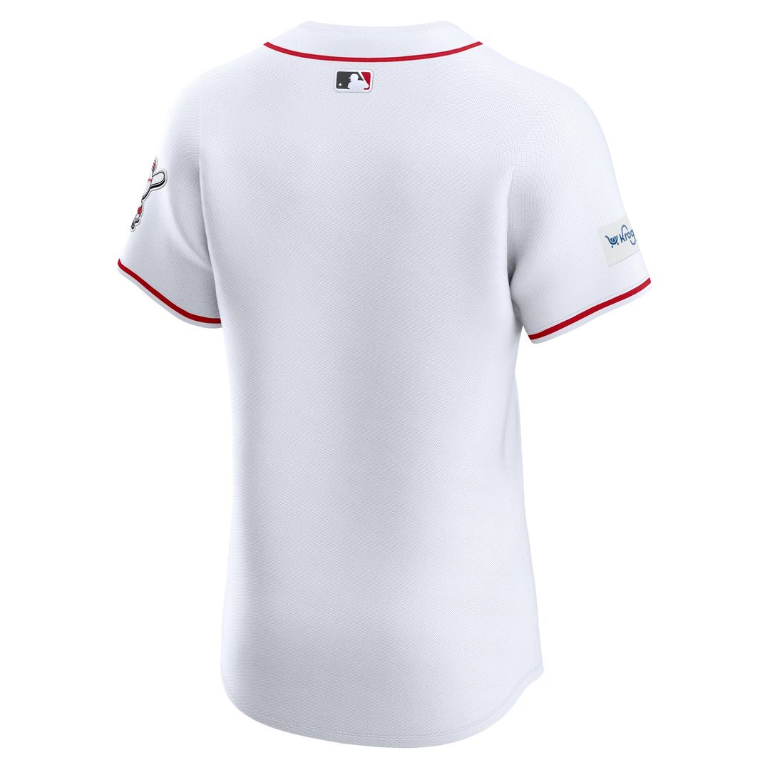 Cincinnati Reds Nike Home Elite Jersey - White