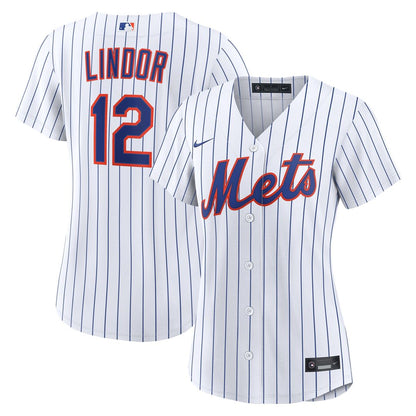Francisco Lindor New York Mets Nike Women's Home Replica Jersey - White