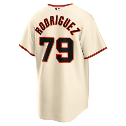Jesus Rodriguez San Francisco Giants Nike Home Replica Jersey - Cream