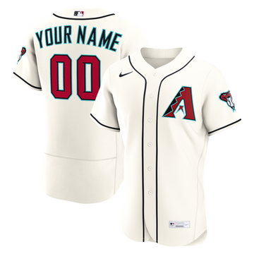Arizona Diamondbacks Nike Home Authentic Custom Jersey - Cream