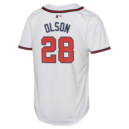 Matt Olson Atlanta Braves Nike Youth Home Limited Player Jersey - White