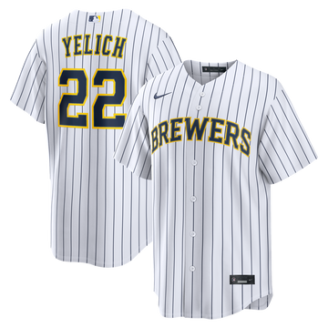 Christian Yelich Milwaukee Brewers Nike Alternate Replica Jersey - White
