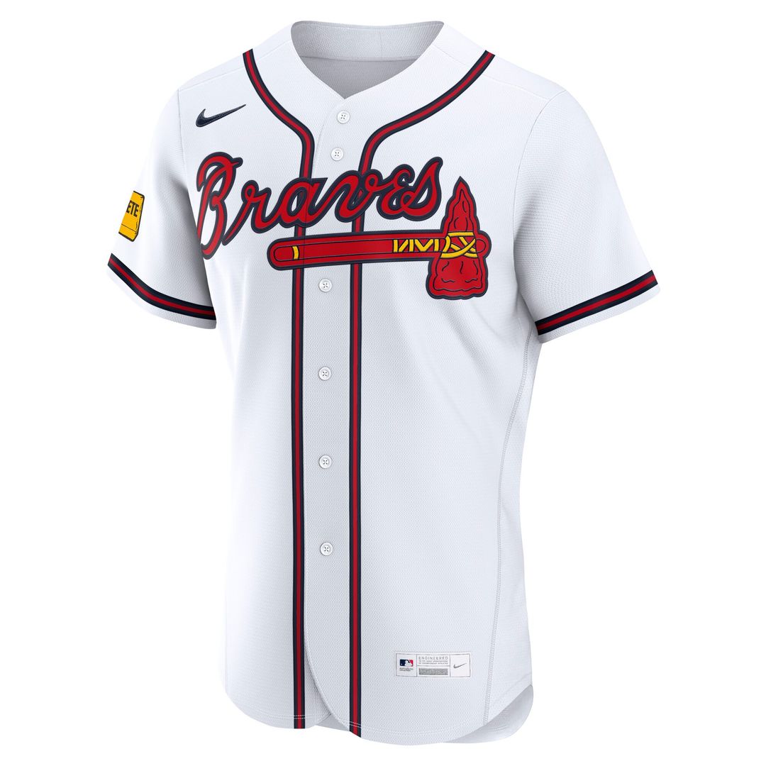 Atlanta Braves Nike Home Authentic Jersey - White