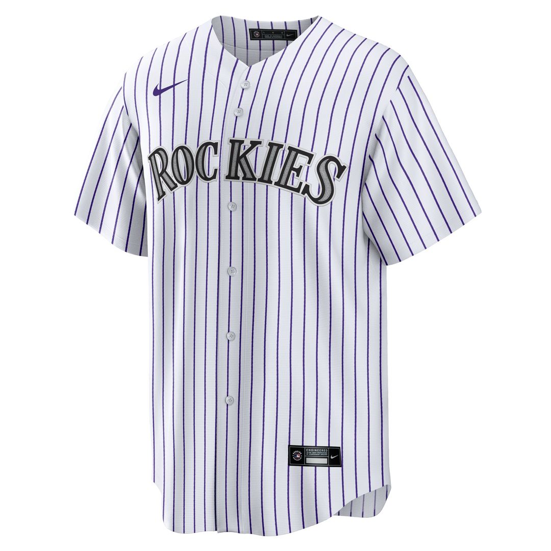 Tyler Freeman Colorado Rockies Nike Home Replica Jersey - White