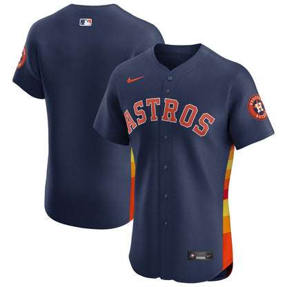 Houston Astros Nike Alternate Vapor Premier Elite Patch Jersey - Navy