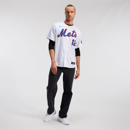 Francisco Lindor New York Mets Nike Road Limited Player Jersey - Gray