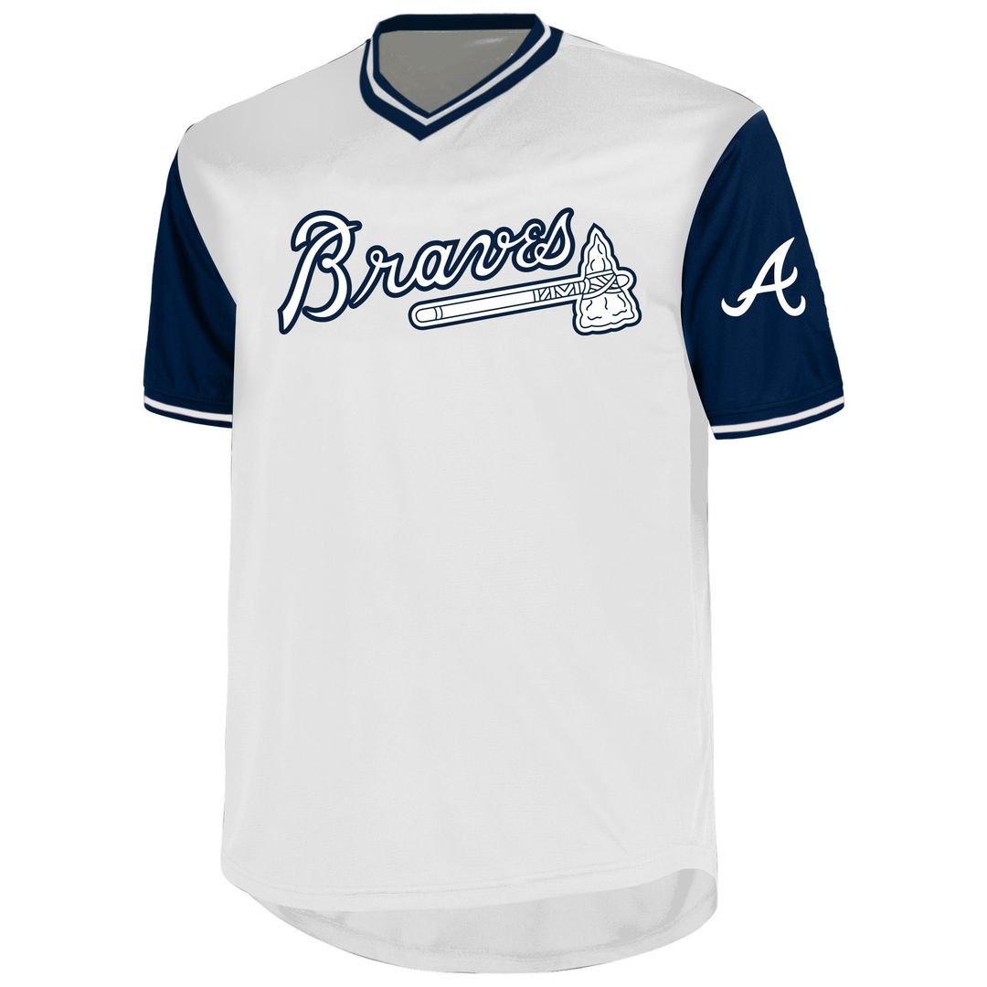 Ronald Acuña Jr. Atlanta Braves Profile Big & Tall Name & Number Jersey - White