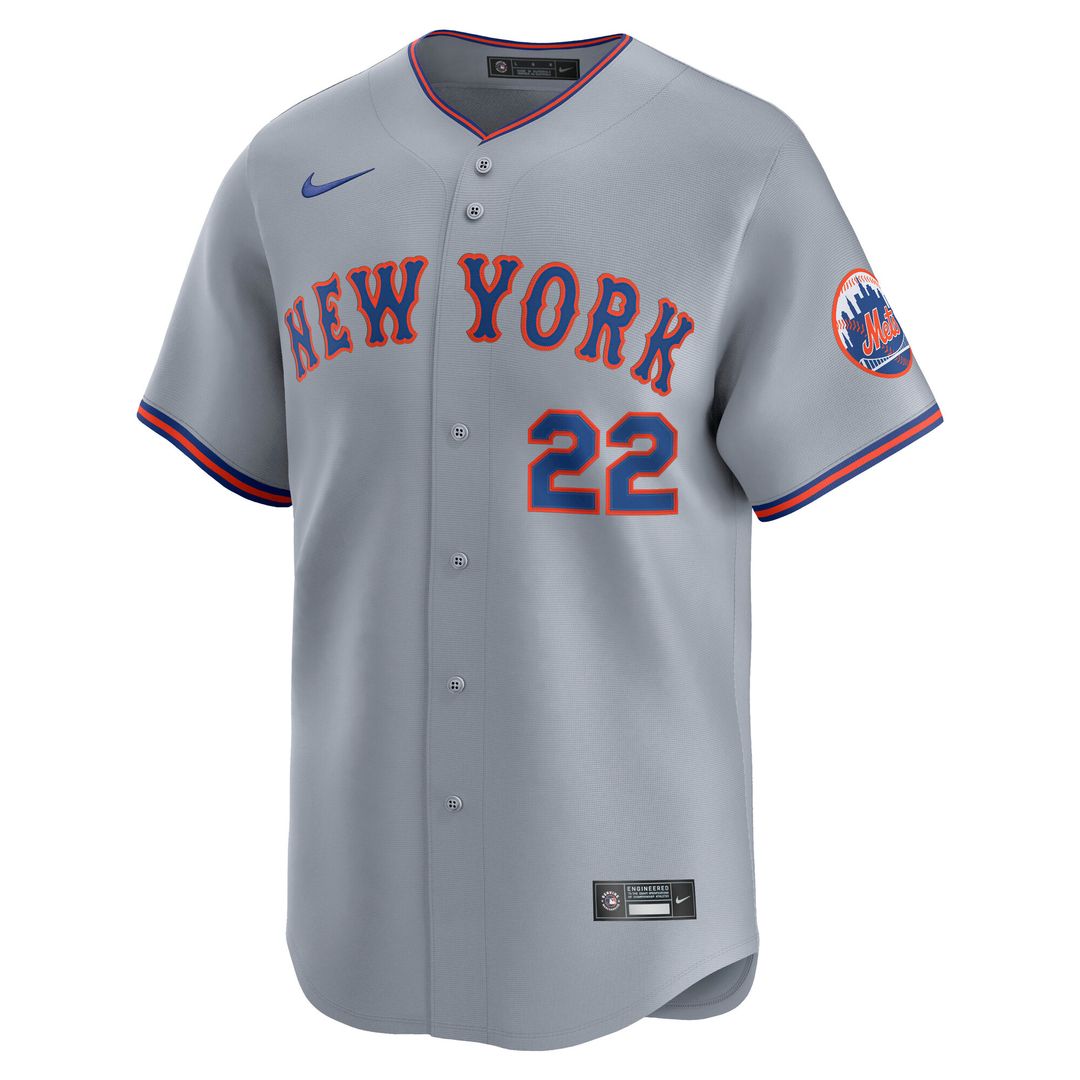 Juan Soto New York Mets Nike Road Limited Player Jersey - Gray