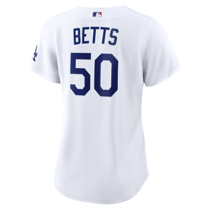 Mookie Betts Los Angeles Dodgers Nike Women's Home Stadium Jersey - White