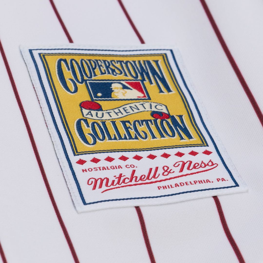 Chase Utley Philadelphia Phillies Mitchell & Ness 2003 Cooperstown Collection Authentic Jersey - White