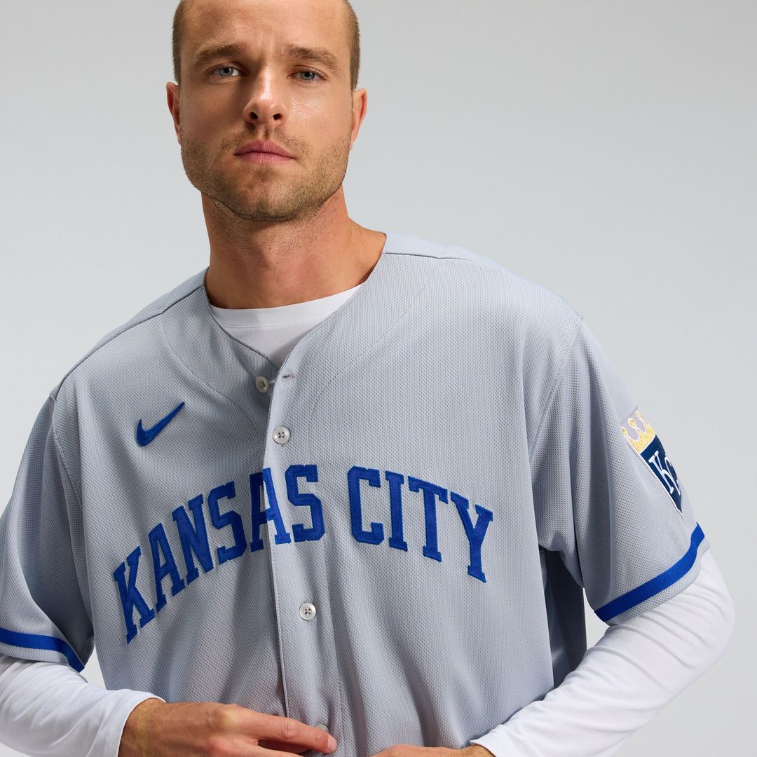 Kansas City Royals Nike 2022 Road Authentic Jersey - Gray