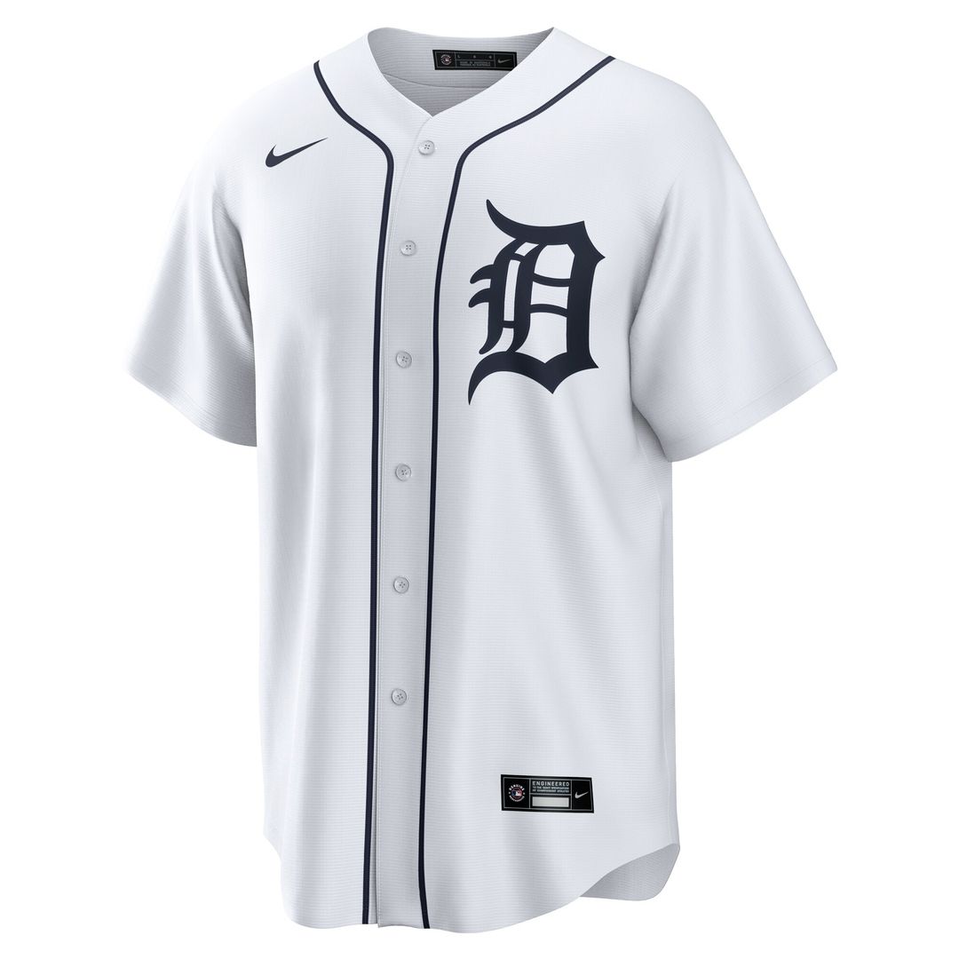 Jake Rogers Detroit Tigers Nike Home Replica Jersey - White