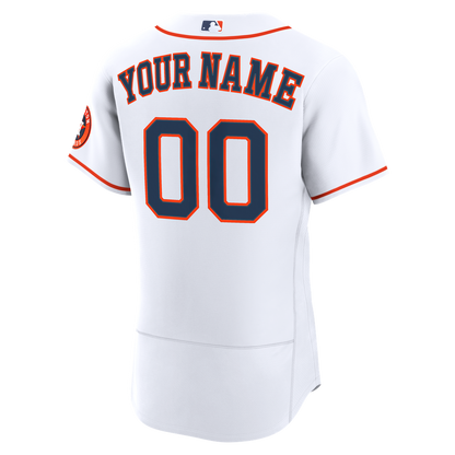 Houston Astros Nike Home Authentic Custom Jersey - White