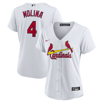 Yadier Molina St. Louis Cardinals Nike Women's Home Replica Jersey - White