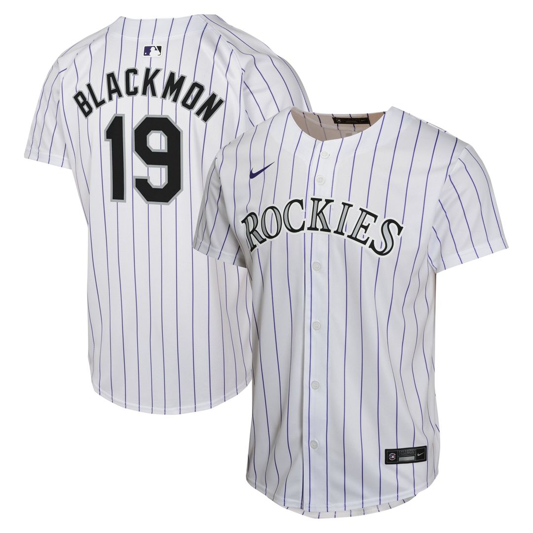 Charlie Blackmon Colorado Rockies Nike Youth Home Game Player Jersey - White