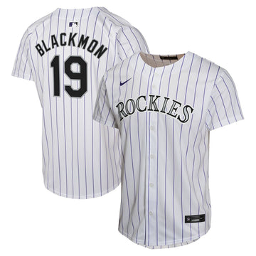 Charlie Blackmon Colorado Rockies Nike Youth Home Game Player Jersey - White