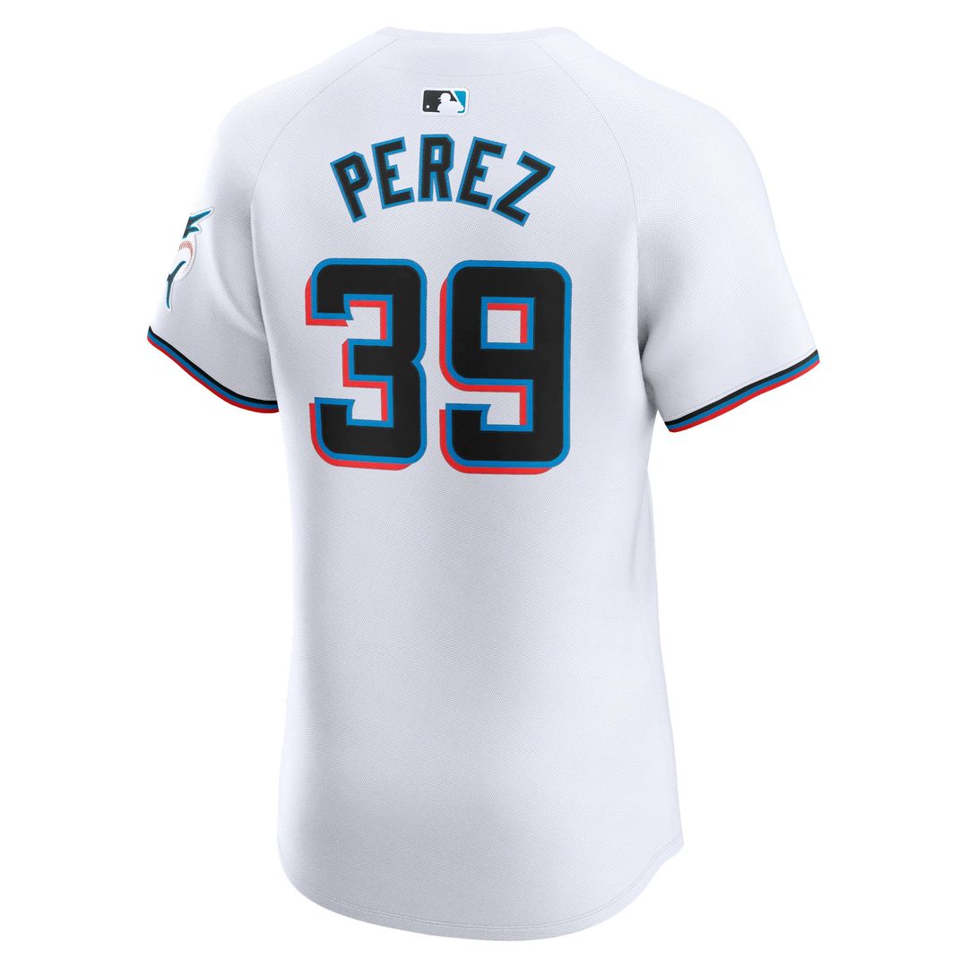 Eury Perez Miami Marlins Nike Home Elite Player Jersey - White