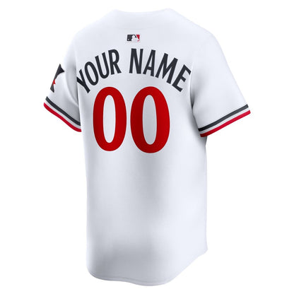 Minnesota Twins Nike Home Limited Custom Jersey - White