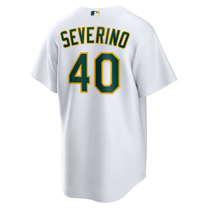 Luis Severino Athletics Nike Home Replica Jersey - White