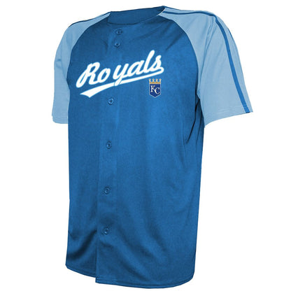 Kansas City Royals Stitches Team Raglan Jersey - Royal