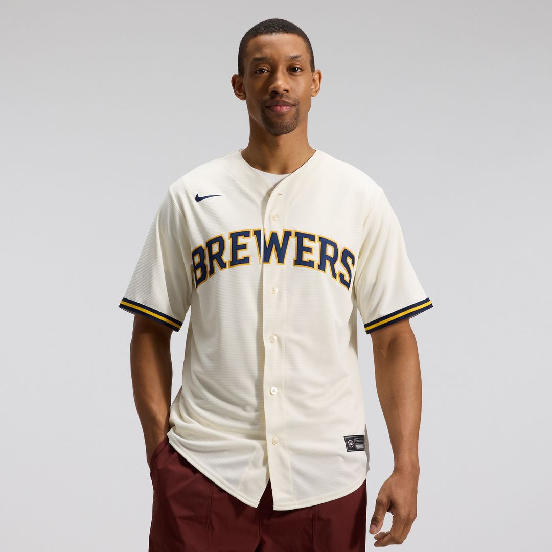 Milwaukee Brewers Nike Alternate Replica Team Jersey - Navy