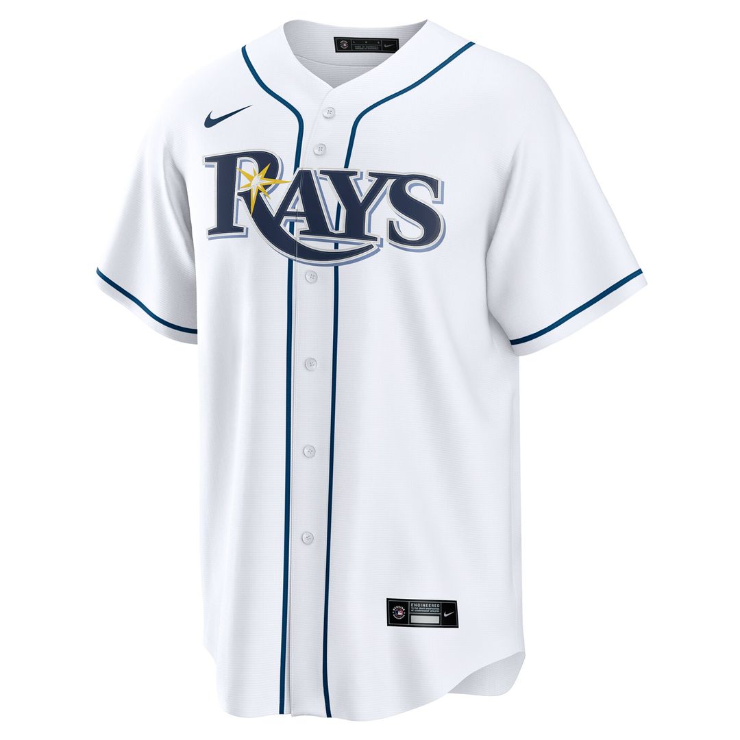 Tampa Bay Rays Nike Home Custom Replica Jersey - White