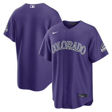 Colorado Rockies Nike  Alternate Stadium Jersey - Purple
