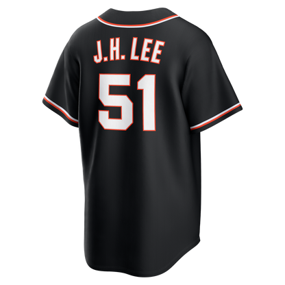 Jung Hoo Lee San Francisco Giants Nike Fashion Replica Black Out Jersey