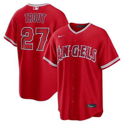 Mike Trout Los Angeles Angels Nike Alternate Replica Jersey - Red