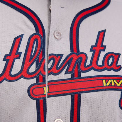 Ozzie Albies Atlanta Braves Nike Road Limited Player Jersey - Gray