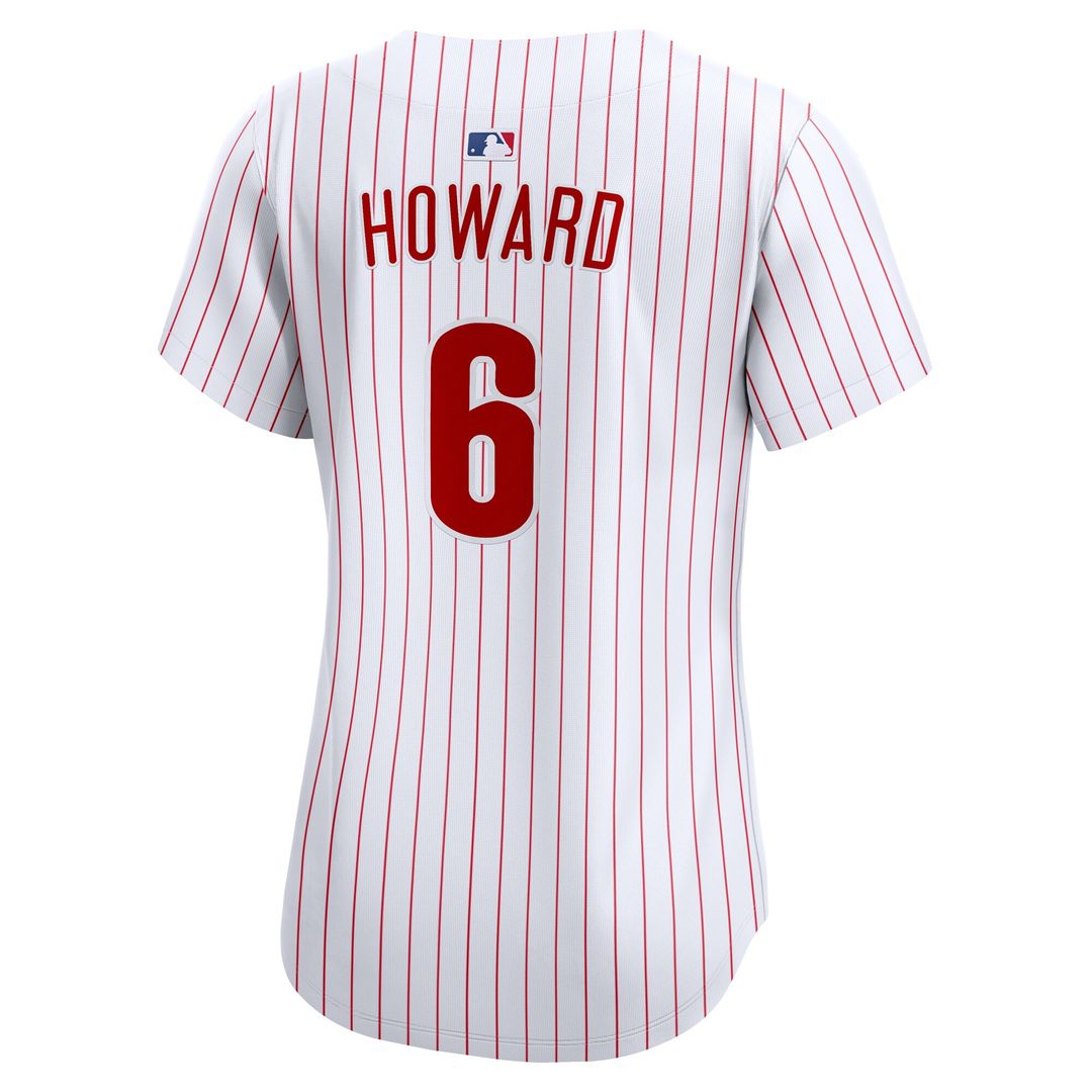 Ryan Howard Philadelphia Phillies Nike Women's Alternate 2 Limited Jersey – Cream