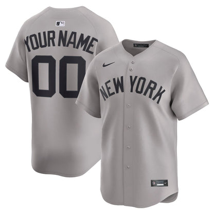 New York Yankees Nike Home Limited Custom Jersey - White