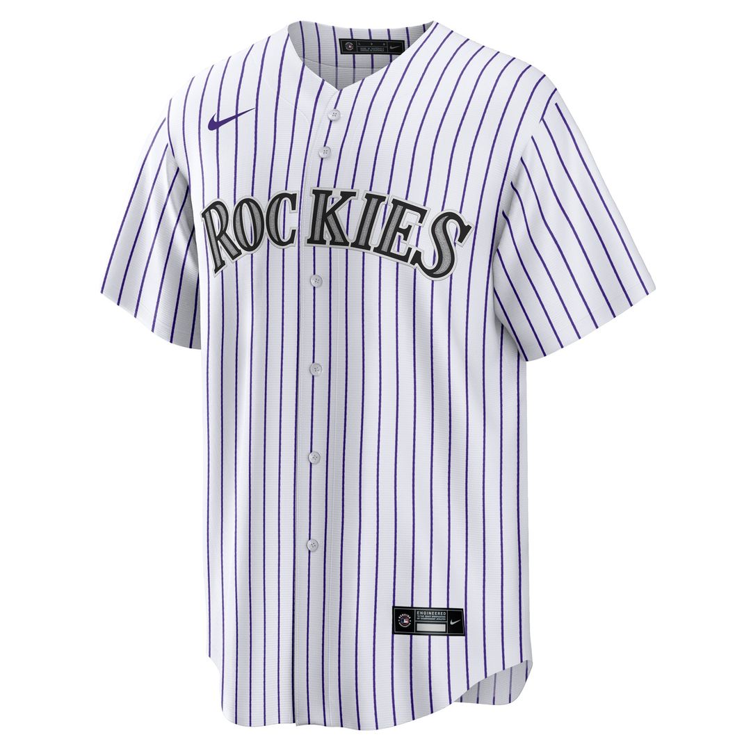 Jordan Beck Colorado Rockies Nike Home Replica Jersey - White