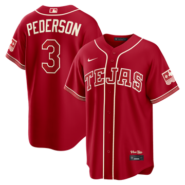 Joc Pederson Texas Rangers Nike 2026 City Connect Stadium Jersey - Red