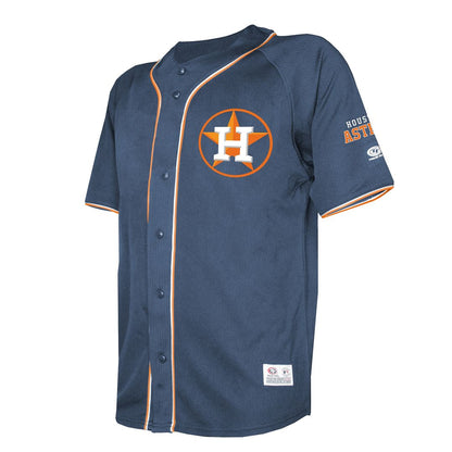 Houston Astros Stitches Team Color Full-Button Fashion Jersey - Navy