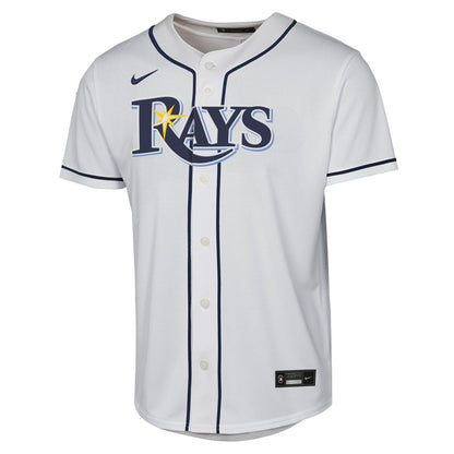 Junior Caminero Tampa Bay Rays Nike Youth Home Replica Player Jersey - White