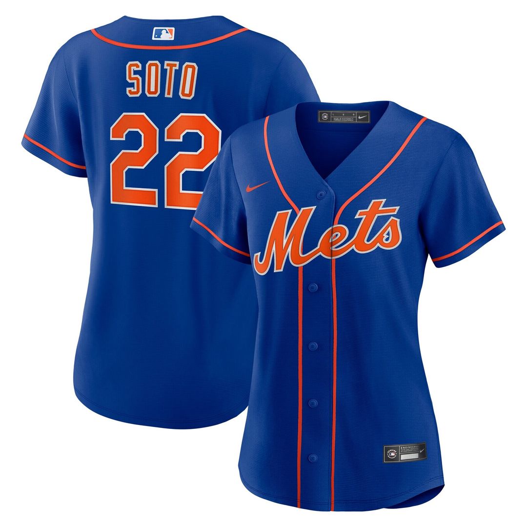 Juan Soto New York Mets Nike Women's Alternate Replica Baseball Jersey - Royal