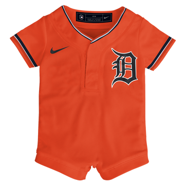 Detroit Tigers Nike Infant Alternate Replica Romper Jersey - Orange