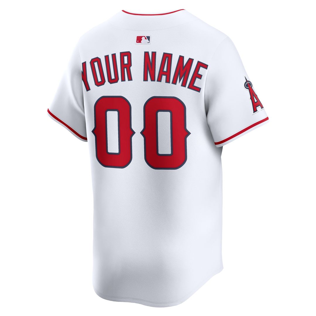 Los Angeles Angels Nike Alternate Limited Custom Jersey - Red