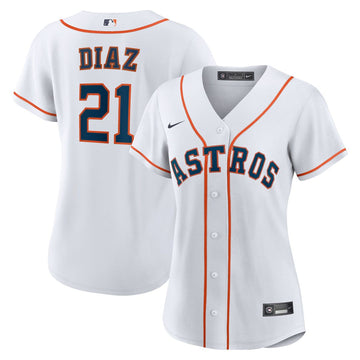 Yainer Diaz Houston Astros Nike Women's Home Replica Jersey  - White