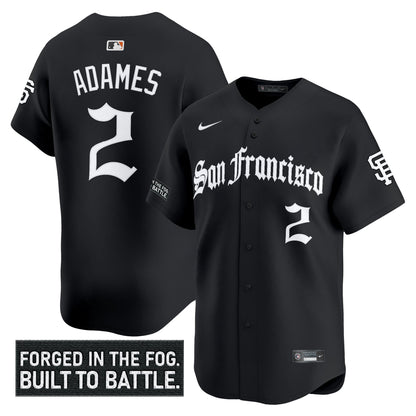 Men's San Francisco Giants 'Gothic Fog Edition' Vapor Premier Limited Jersey - All Stitched