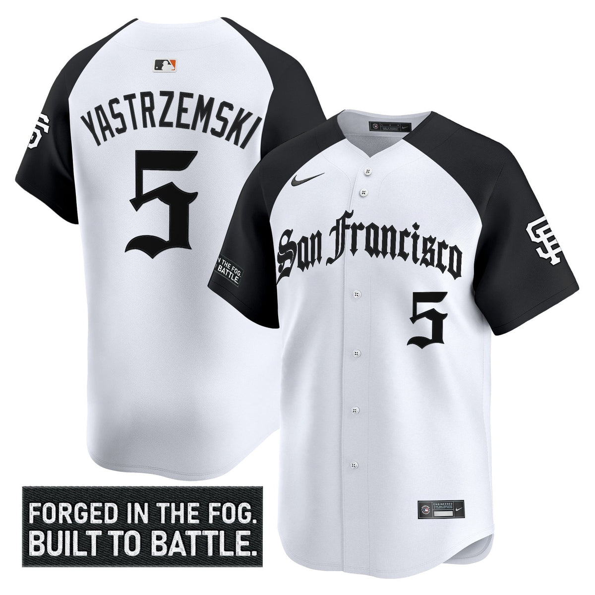 Men's San Francisco Giants 'Gothic Fog Edition' Vapor Premier Limited Jersey - All Stitched