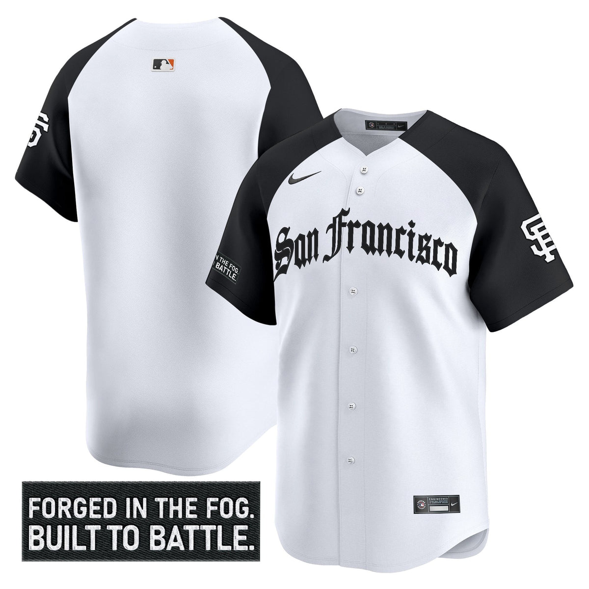 Men's San Francisco Giants 'Gothic Fog Edition' Vapor Premier Limited Jersey - All Stitched