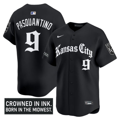 Men's Kansas City Royals 'Gothic Crown Edition' Vapor Premier Limited Jersey - All Stitched