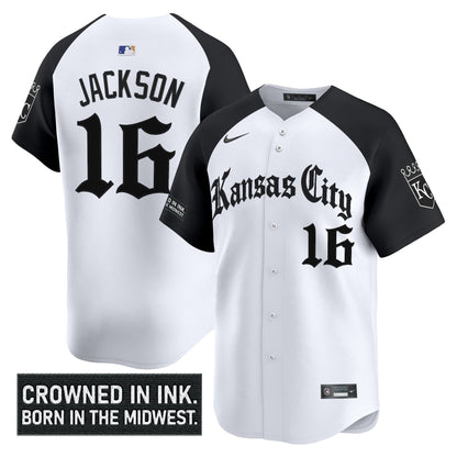 Men's Kansas City Royals 'Gothic Crown Edition' Vapor Premier Limited Jersey - All Stitched