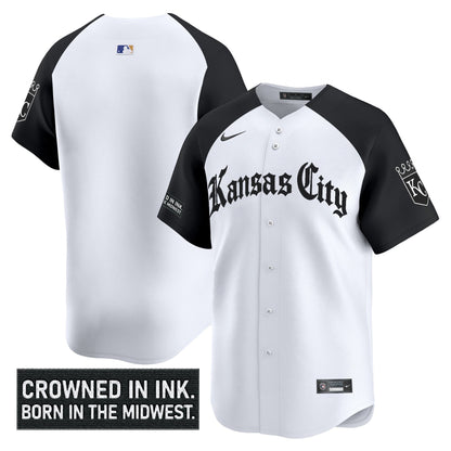 Men's Kansas City Royals 'Gothic Crown Edition' Vapor Premier Limited Jersey - All Stitched