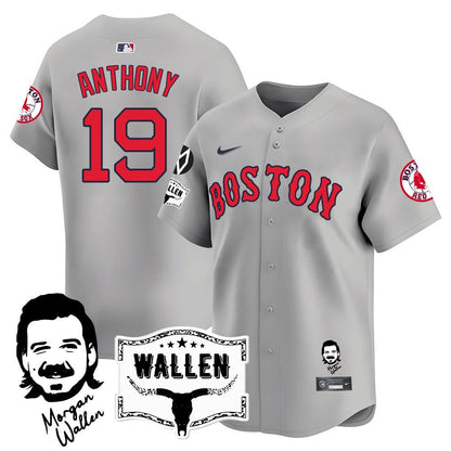 Men's Boston Red Sox Morgan Wallen 2025 Jersey - All Stitched