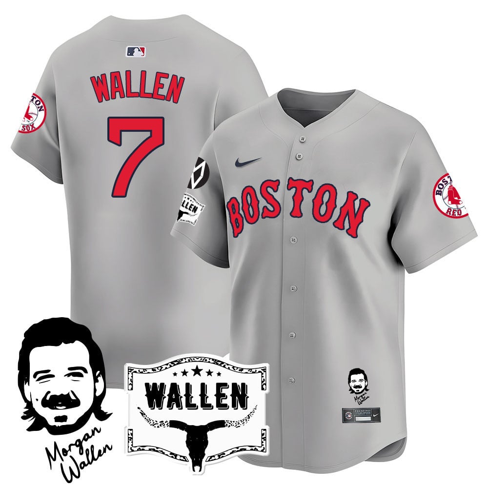 Men's Boston Red Sox Morgan Wallen 2025 Jersey - All Stitched